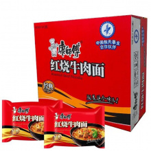 康师傅袋面红烧味（24袋）6月