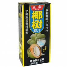 椰树椰汁1L纸盒装（12合）