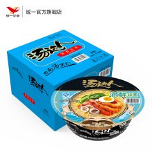 汤达人海鲜拉面碗装（12碗）3月
