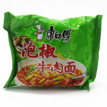 康师傅泡椒牛肉面（24袋）3月