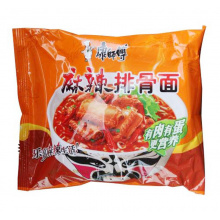 康师傅麻辣排骨袋面（24袋）4月
