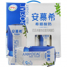 安慕希酸奶原味205g（12盒）1月24日期