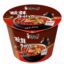 康师傅酸辣牛肉面（12桶）4月