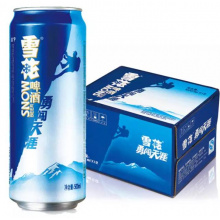 听装雪花啤酒勇闯500ml（12听）有奖