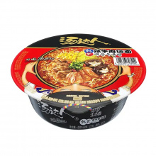 汤达人韩式酸汤牛肉面碗装（12碗）3月