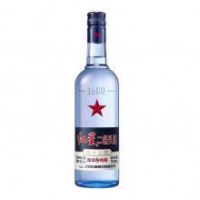 红星二锅头43度绵柔8纯粮500ml（12瓶）