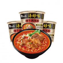 白象汤好喝辣牛肉汤面119g*12
