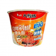 白象BIG桶招牌剁椒鱼头128g*12桶