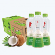 IF100%泰国进口椰汁水350ml*12瓶装