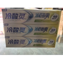 170g冷酸灵冰柠劲爽牙膏B（6只起批）