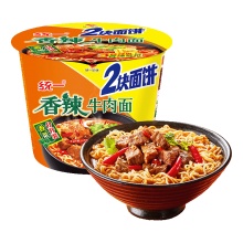 统一2块面香辣12桶