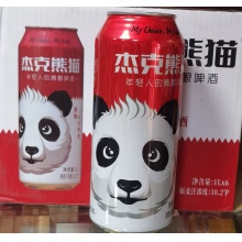 杰克熊猫小麦啤酒白啤（1L*6罐）